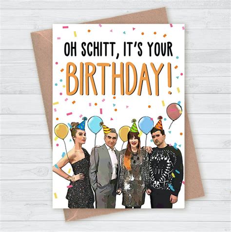Schitts Creek Birthday Card Printable Free